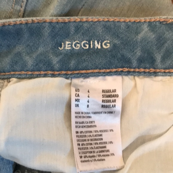 AEO super stretch distressed jegging - Picture 9 of 10